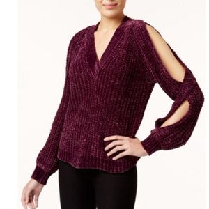 Marled Cotton Textured Handkerchief-H Cabernet